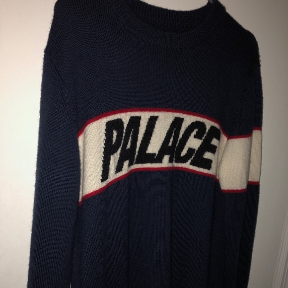 Palace Knit Sweater Palace Hairy Flag Knit South Korea Men's